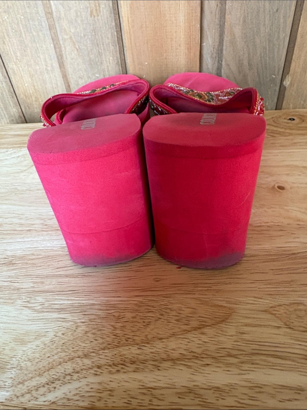 Colin Stuart Red Platform Slides - Picture 3 of 4